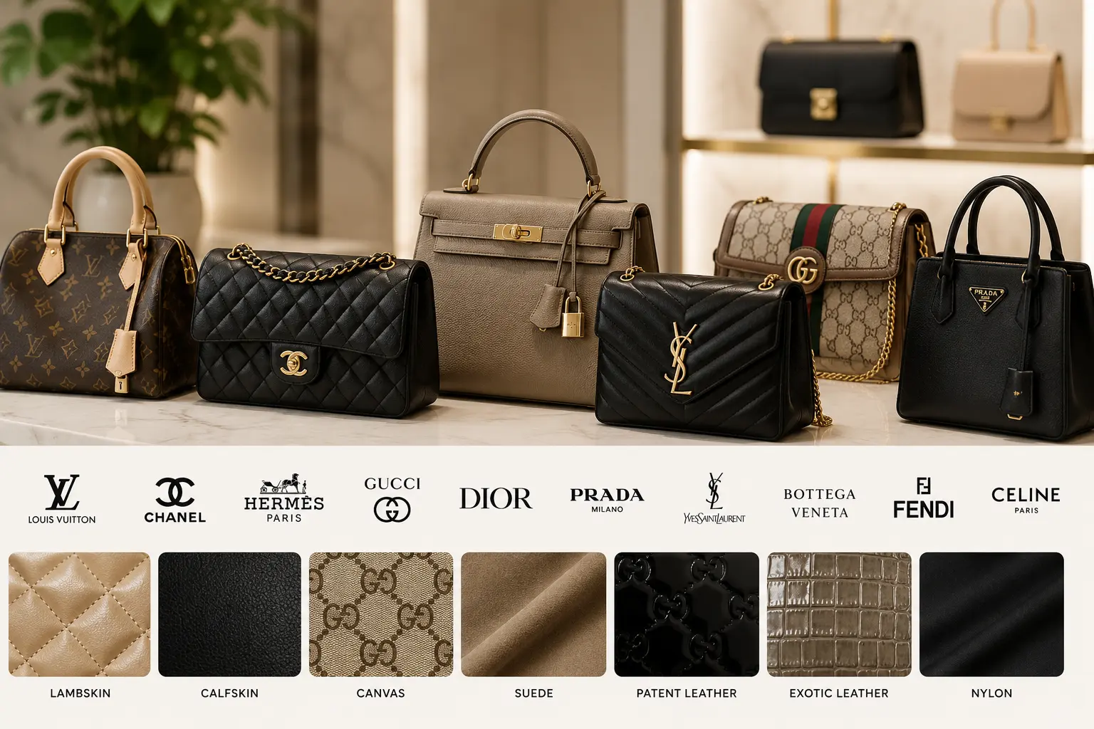 bag brands that we serve in dubai