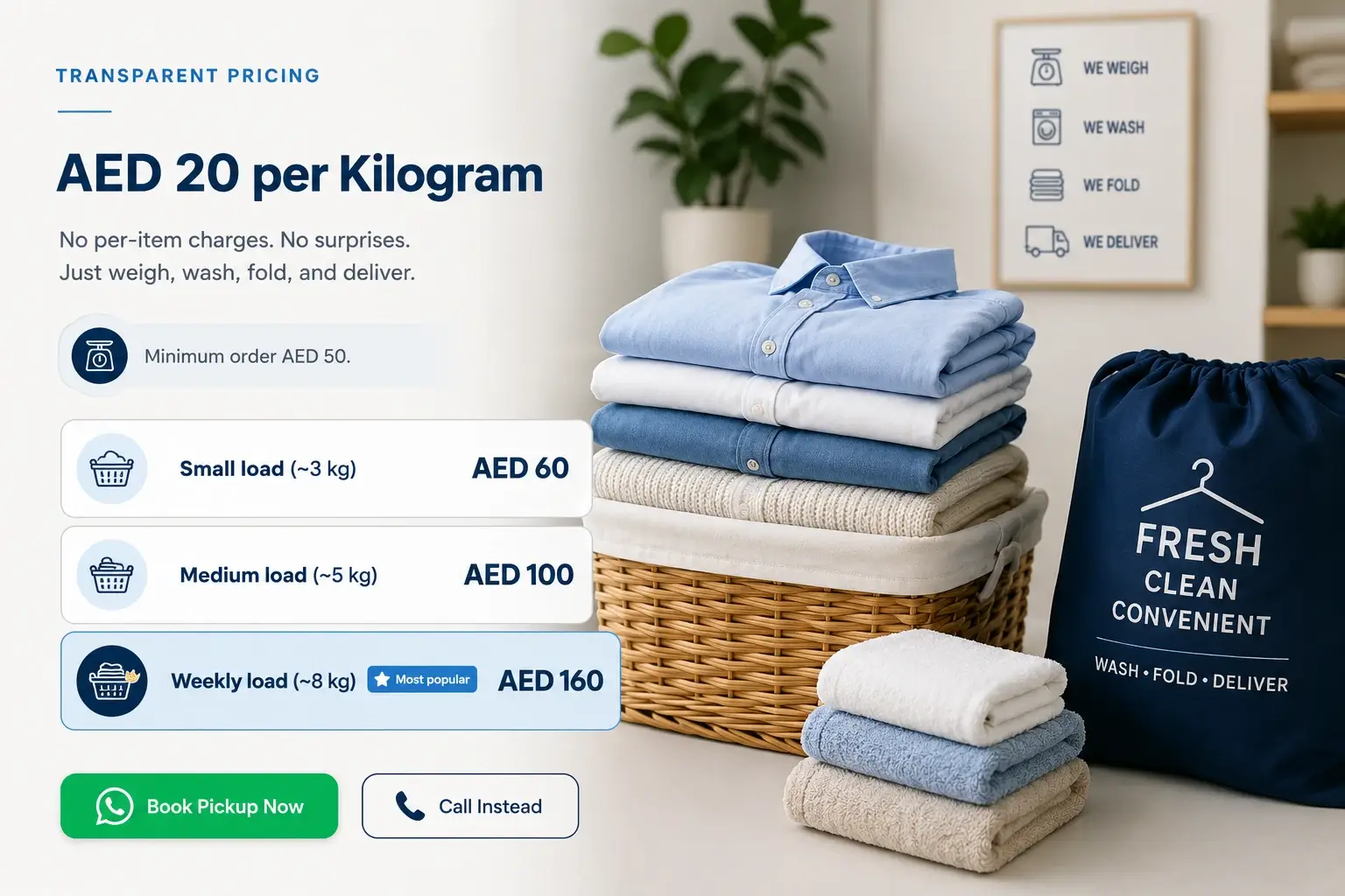 wash and fold dubai
