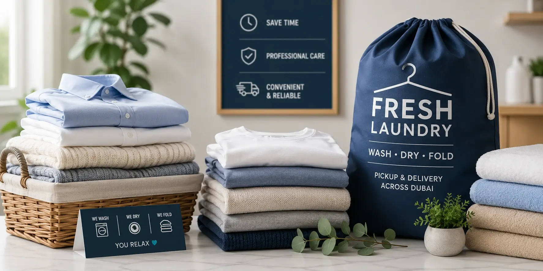 wash and fold laundry