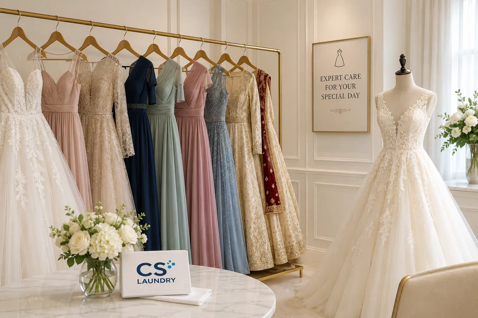 wedding dress cleaning dubai